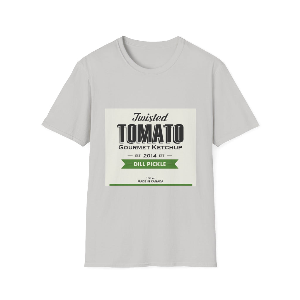 Tomato Ketchup Graphic T-Shirt — "Twisted Tomato Gourmet Ketchup" Vintage Label Tee