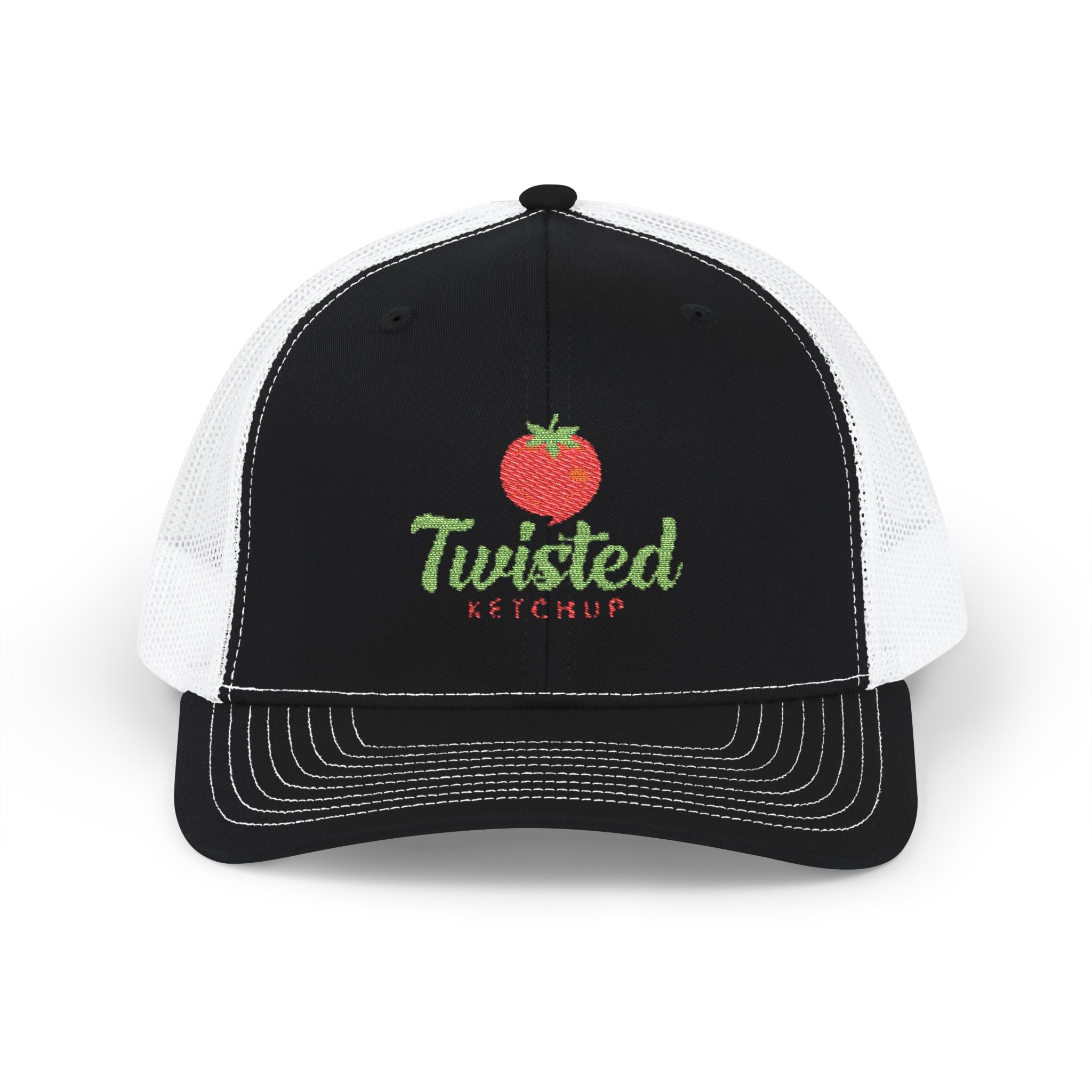 Trucker Cap — Twisted Ketchup Embroidered Tomato Logo