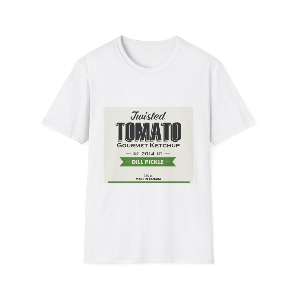 Tomato Ketchup Graphic T-Shirt — "Twisted Tomato Gourmet Ketchup" Vintage Label Tee