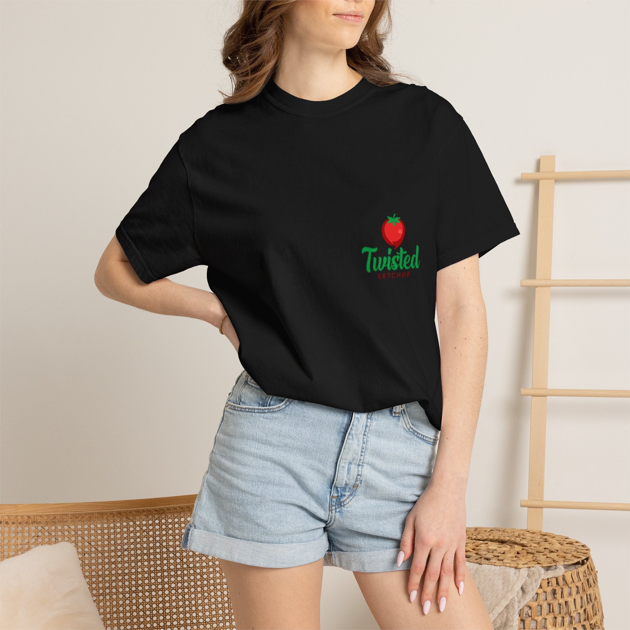 Twisted Tomato Graphic T-Shirt — Small Chest Logo