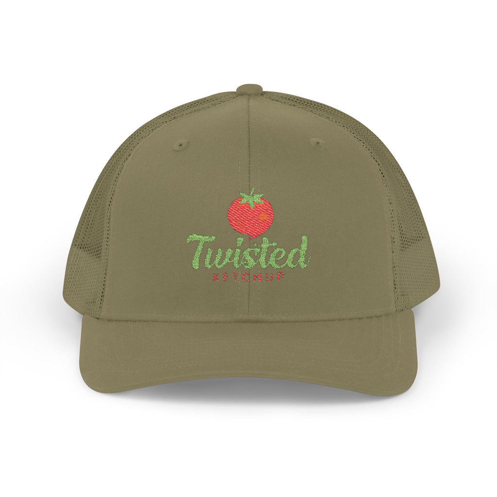 Trucker Cap — Twisted Ketchup Embroidered Tomato Logo
