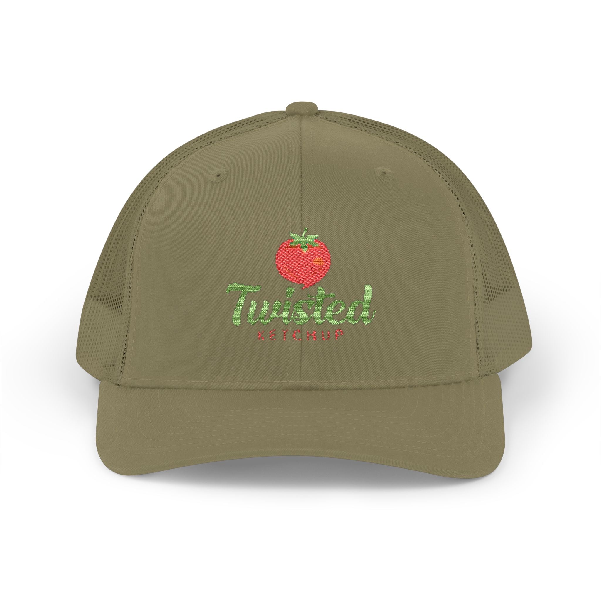 Trucker Cap — Twisted Ketchup Embroidered Tomato Logo
