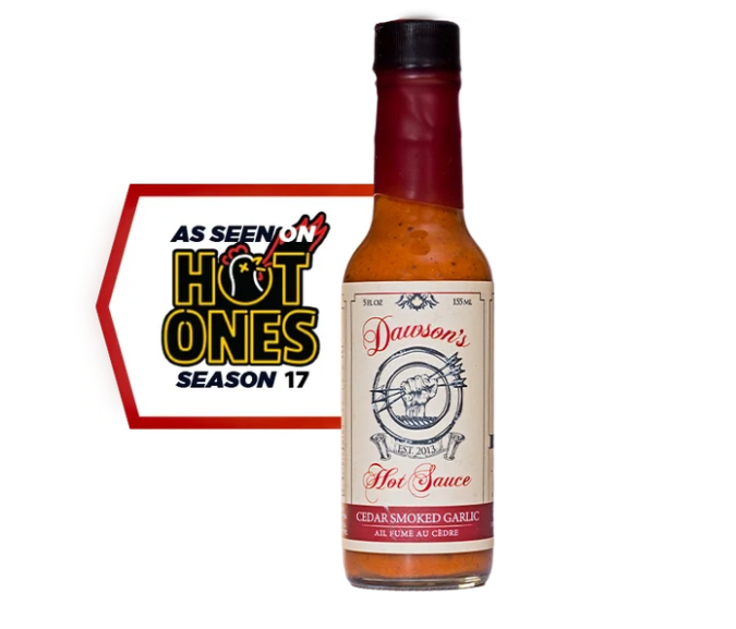 Dawson's Hot Sauce - Cedar Smoked Garlic